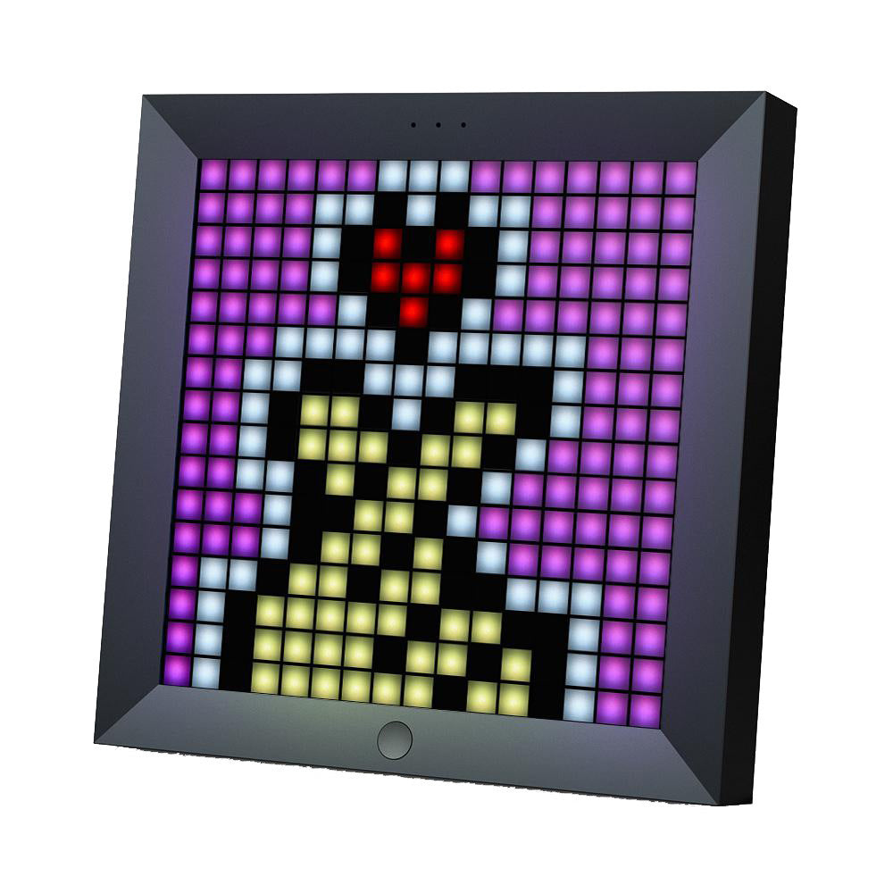 Divoom PIXOO Bluetooth Pixel Digital Photo Frame & Alarm Clock