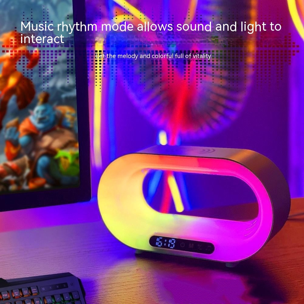 3-in-1 Smart LED Night Light β Wireless Charger & Alarm Clock