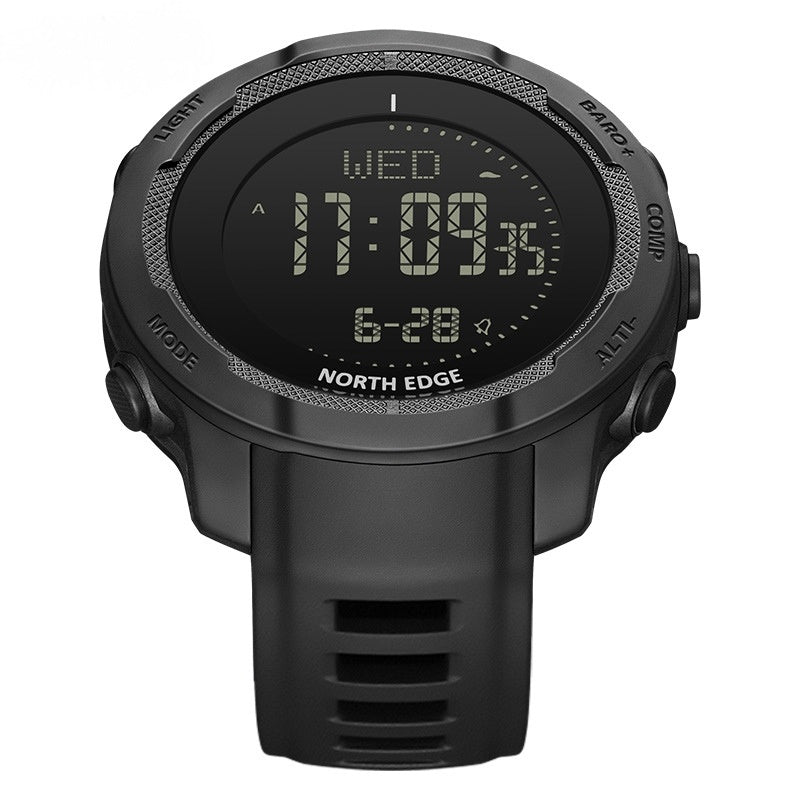 π Carbon Fiber Outdoor Sports Watch: Built for Hiking, Swimming, and Adventure! π
