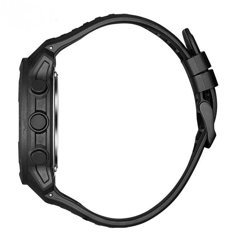 π Carbon Fiber Outdoor Sports Watch: Built for Hiking, Swimming, and Adventure! π