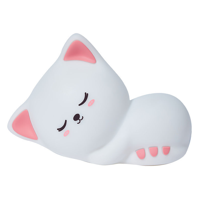 Cute Silicone Night Light with Touch Function