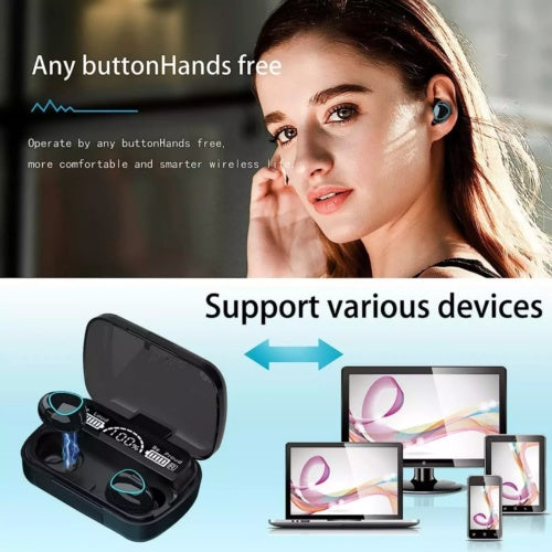 π§ New 9D Bluetooth 5.3 Wireless Earbuds β High-Performance Sound & Touch Control! π
