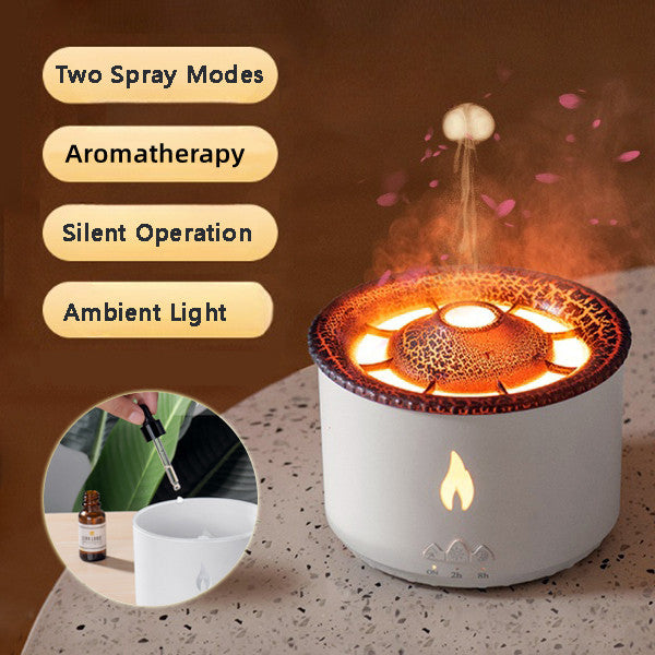 Volcano Flame Ultrasonic Humidifier & Diffuser