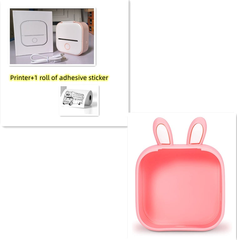 🖨️ Portable Mini Thermal Label Printer – Inkless Bluetooth-Compatible Home & Office Printer