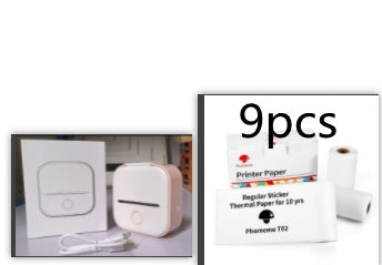 🖨️ Portable Mini Thermal Label Printer – Inkless Bluetooth-Compatible Home & Office Printer