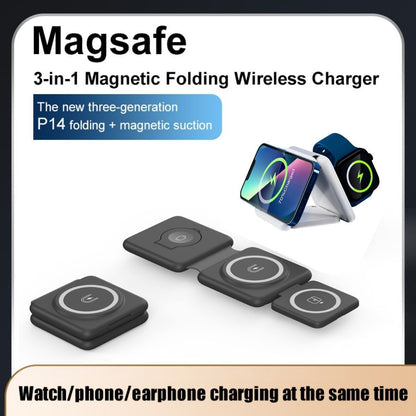 Folding Magnetic 3-in-1 Wireless Charger