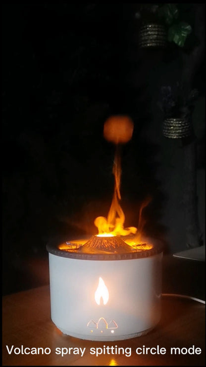 Volcano Flame Ultrasonic Humidifier & Diffuser