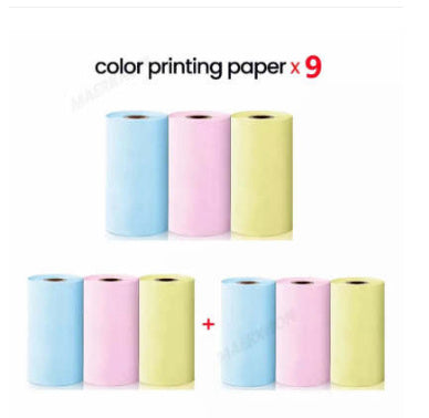 🖨️ Portable Mini Thermal Label Printer – Inkless Bluetooth-Compatible Home & Office Printer