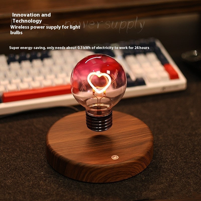 Magnetic Suspension Love Bulb - Night Lamp & Desktop Decoration