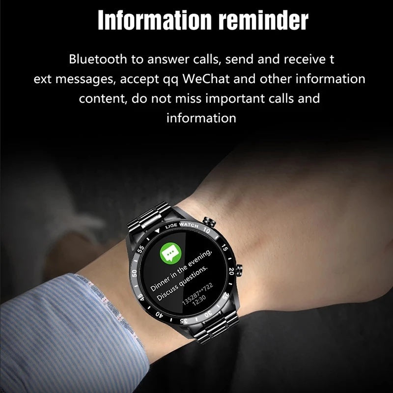 📞 Multi-Function Smartwatch: Elegant Strength with Bluetooth Calling Power! 📞