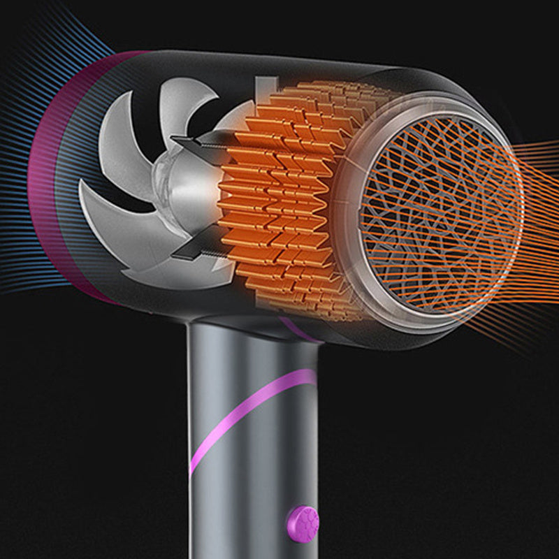 Folding Hair Dryer – Portable & Powerful with Hot & Cold Air Diffuser