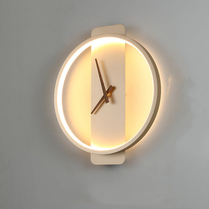 Nordic Wall Lamp - Bedside Clock Design LED Light