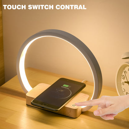 Multifunctional Desk Lamp with Wireless Charging