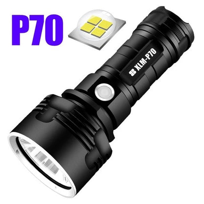 Strong LED Flashlight - Rechargeable Super Bright Outdoor Lamp