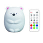 Daddy Bear Colorful Silicone Night Light