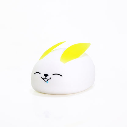 LED Projection Silicone Night Light - Cute Cartoon Design