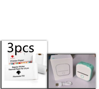 🖨️ Portable Mini Thermal Label Printer – Inkless Bluetooth-Compatible Home & Office Printer