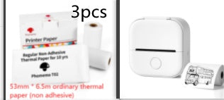 🖨️ Portable Mini Thermal Label Printer – Inkless Bluetooth-Compatible Home & Office Printer