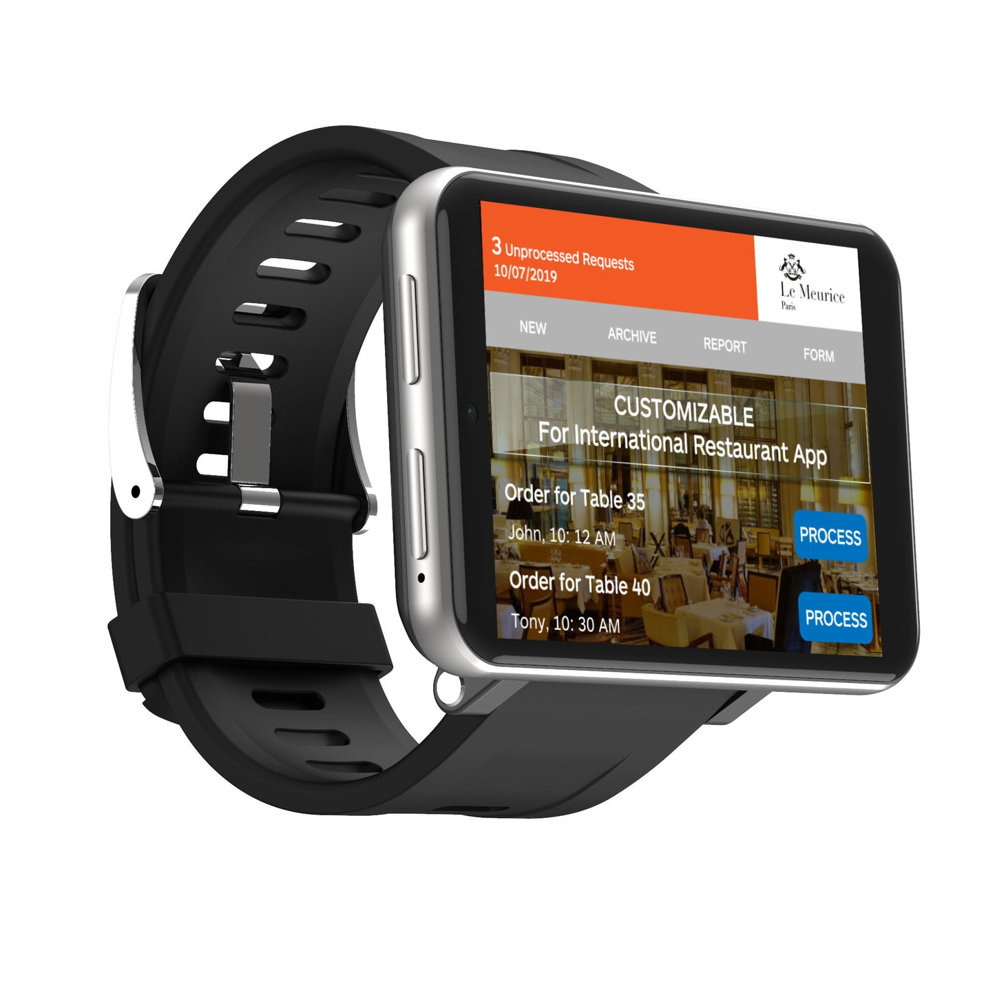📱 Big Screen Smartwatch: Expand Your World with Power, Style, and Connectivity! 📱