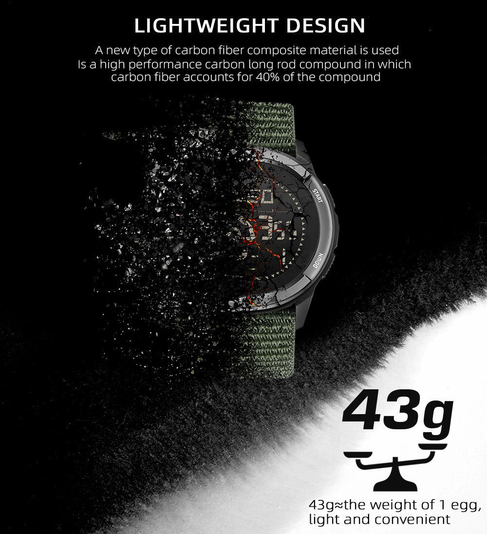 🧭 Simple Compass Outdoor Smartwatch: Your Essential Adventure Partner! 🧭