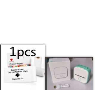 🖨️ Portable Mini Thermal Label Printer – Inkless Bluetooth-Compatible Home & Office Printer