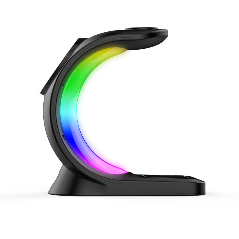 4-in-1 Magnetic Wireless Charger with RGB Atmosphere Light