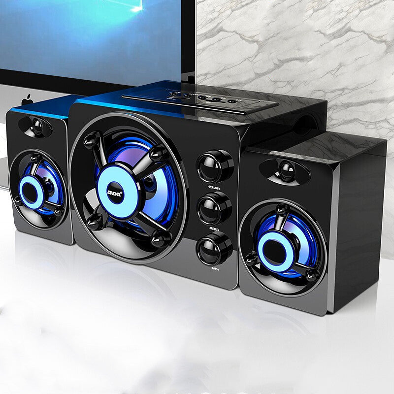 🔥 Desktop Home Speakers – Immersive Sound with Multi-Mode Connectivity! 🎶