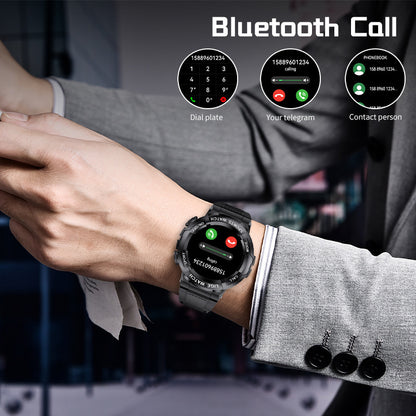 Blood Oxygen Monitoring Smart Watch with Bluetooth Calling