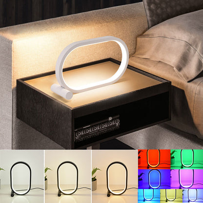 Oval LED Night Lamp - Touch Control & Dimmable