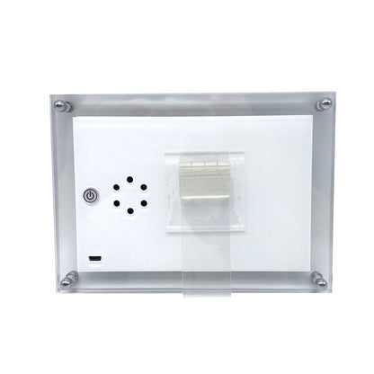 Transparent Acrylic Digital Photo Frame - WiFi Video Player & Music Support