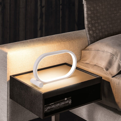 Oval LED Night Lamp - Touch Control & Dimmable