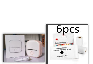 🖨️ Portable Mini Thermal Label Printer – Inkless Bluetooth-Compatible Home & Office Printer