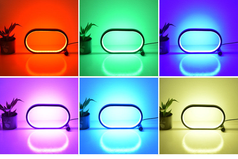 Oval LED Night Lamp - Touch Control & Dimmable