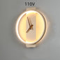 Nordic Wall Lamp - Bedside Clock Design LED Light