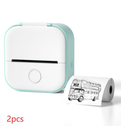 🖨️ Portable Mini Thermal Label Printer – Inkless Bluetooth-Compatible Home & Office Printer