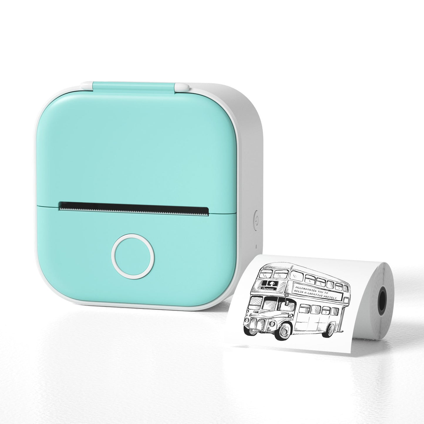 🖨️ Portable Mini Thermal Label Printer – Inkless Bluetooth-Compatible Home & Office Printer