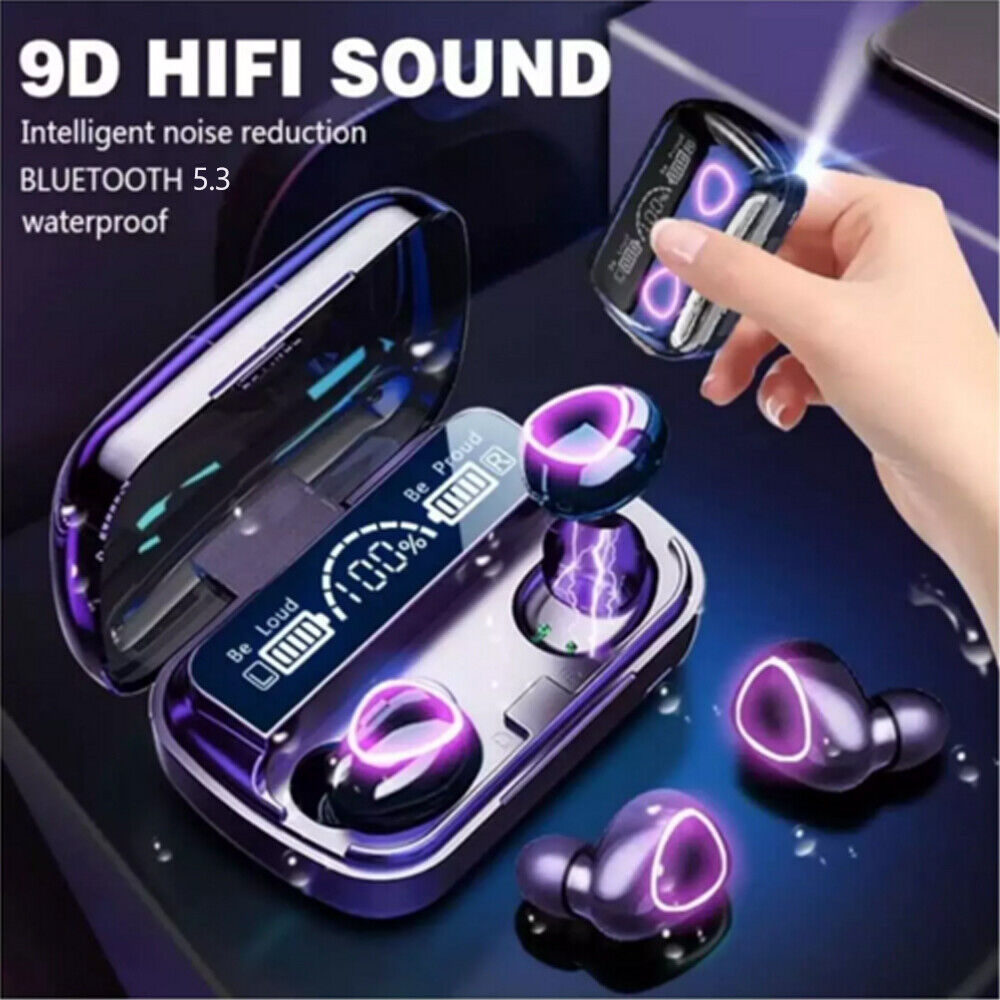 🎧 New 9D Bluetooth 5.3 Wireless Earbuds – High-Performance Sound & Touch Control! 🚀