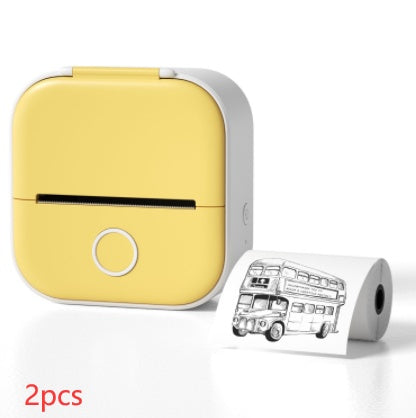 🖨️ Portable Mini Thermal Label Printer – Inkless Bluetooth-Compatible Home & Office Printer