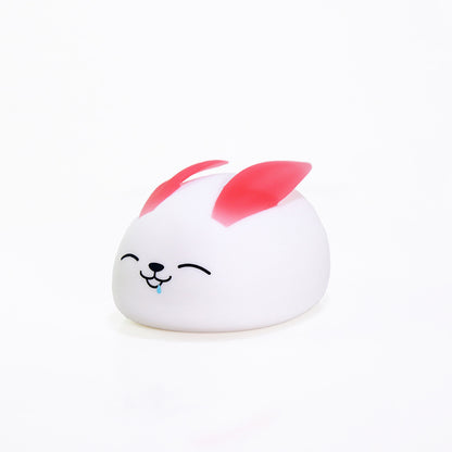 LED Projection Silicone Night Light - Cute Cartoon Design