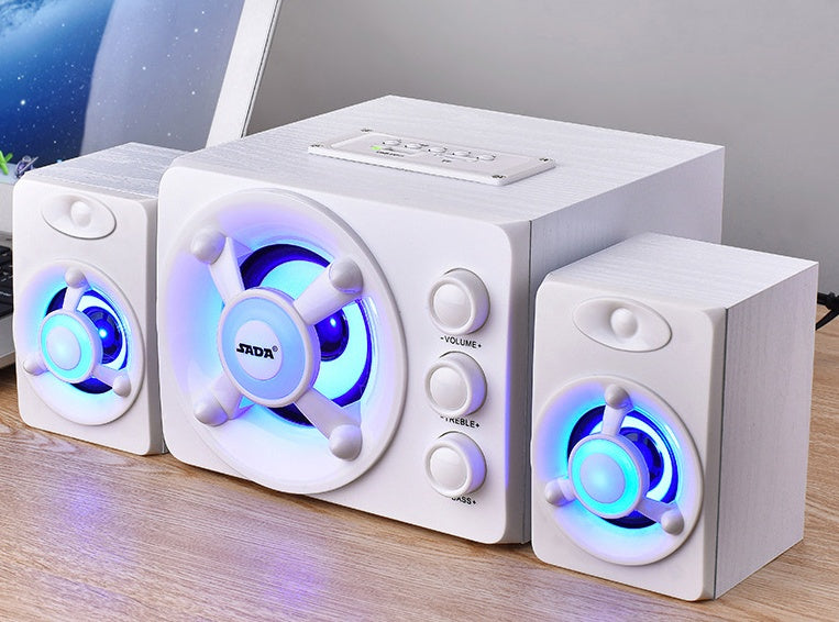 🔥 Desktop Home Speakers – Immersive Sound with Multi-Mode Connectivity! 🎶