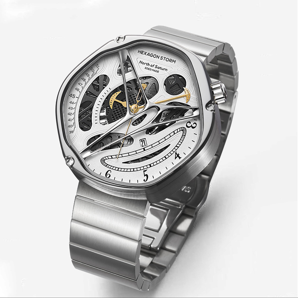👽 Men's Hollowed Out Alien Watch: Unleash Bold Style Beyond the Ordinary! 👽