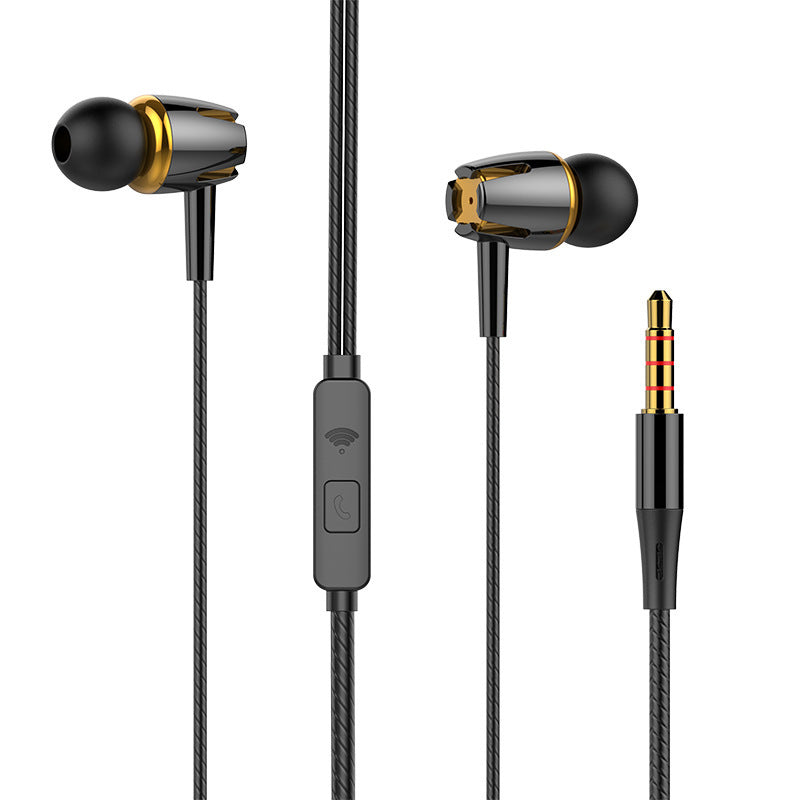 Subwoofer In-Ear Headphones – High Bass Wired Earphones