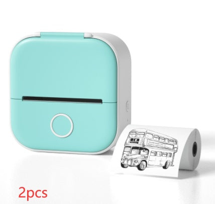 🖨️ Portable Mini Thermal Label Printer – Inkless Bluetooth-Compatible Home & Office Printer