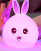 Cute Animal Rabbit Night Light - Silicone Touch Sensor LED Lamp