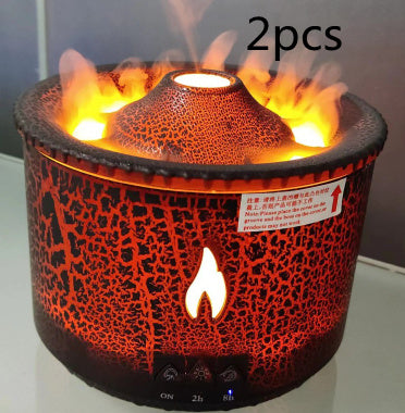 Volcano Flame Ultrasonic Humidifier & Diffuser