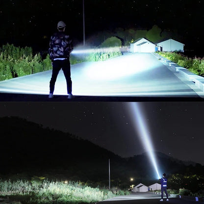 Strong LED Flashlight - Rechargeable Super Bright Outdoor Lamp