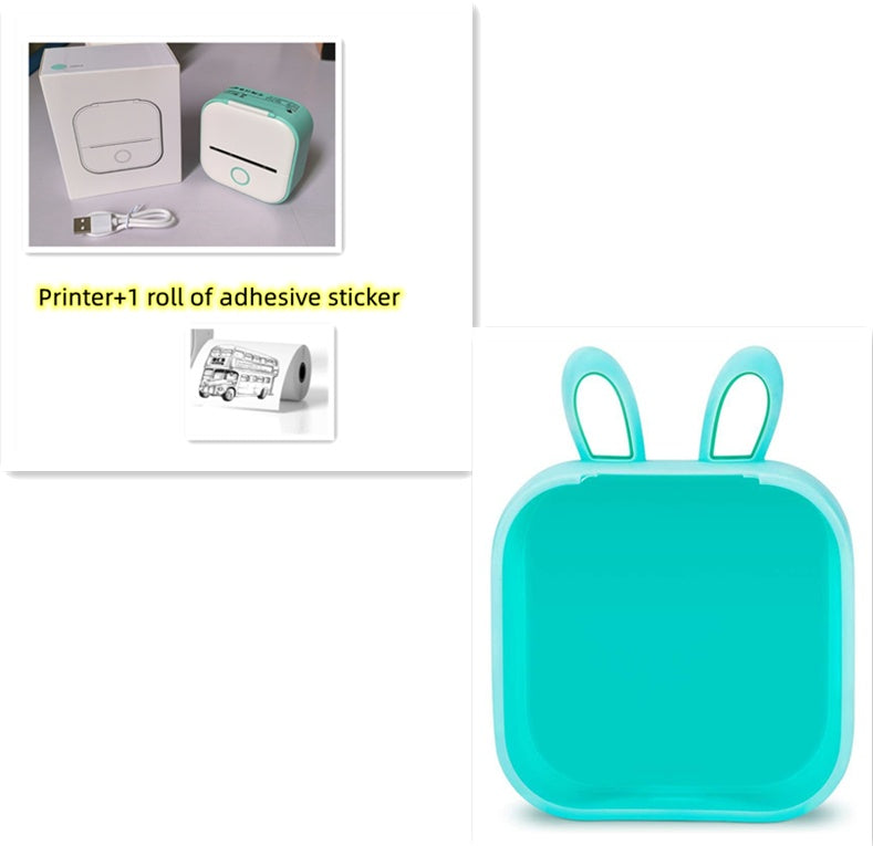 🖨️ Portable Mini Thermal Label Printer – Inkless Bluetooth-Compatible Home & Office Printer
