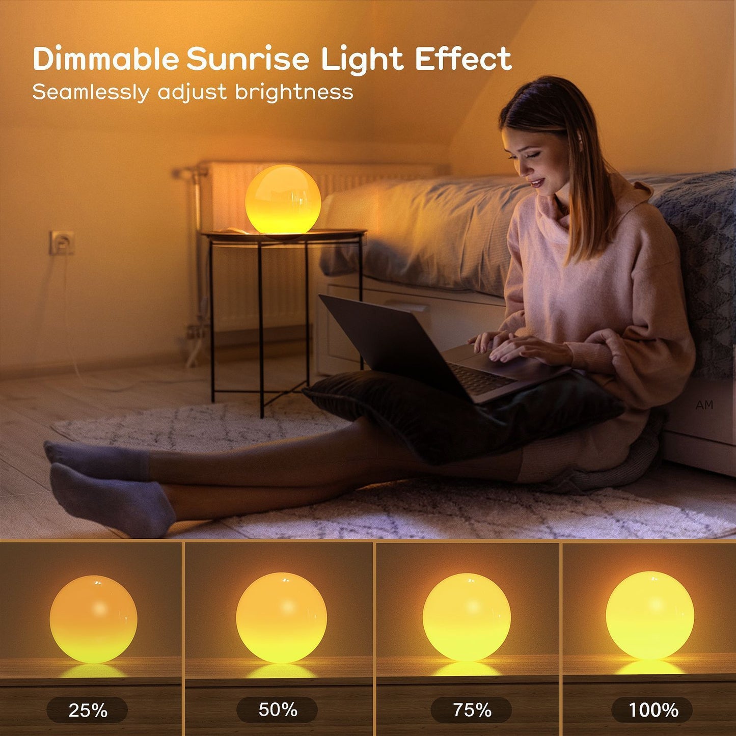 LED Color Atmosphere Lamp - Indoor Colorful Table Night Light