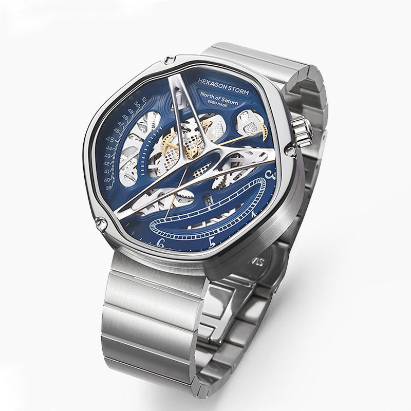 👽 Men's Hollowed Out Alien Watch: Unleash Bold Style Beyond the Ordinary! 👽
