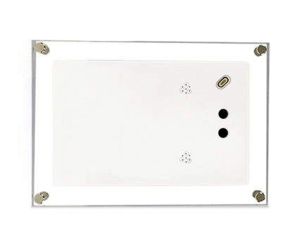 Acrylic Digital Photo & Video Frame with Built-in Battery